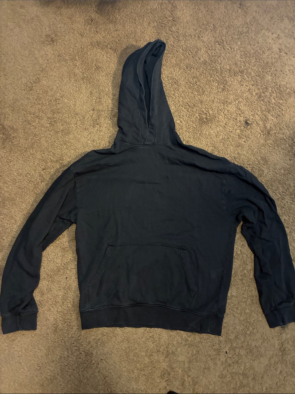 H&m black loose fit hoodie sustainable cotton